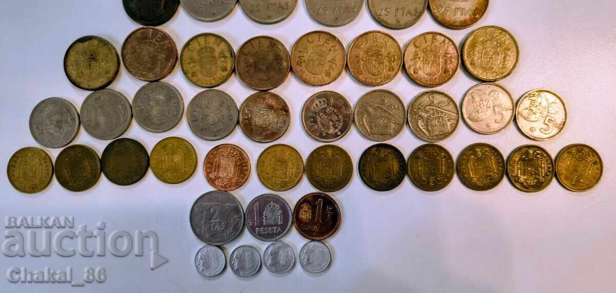 Лот монети Испания! с цена € 0.01 | 0.02 лв.