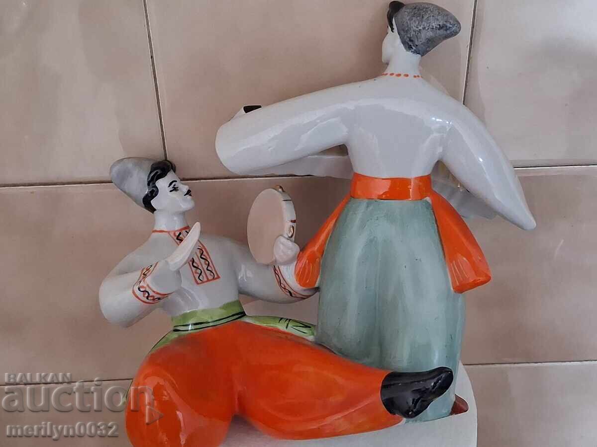 Figurină plastică statuetă dans cazac porțelan URSS - 6
