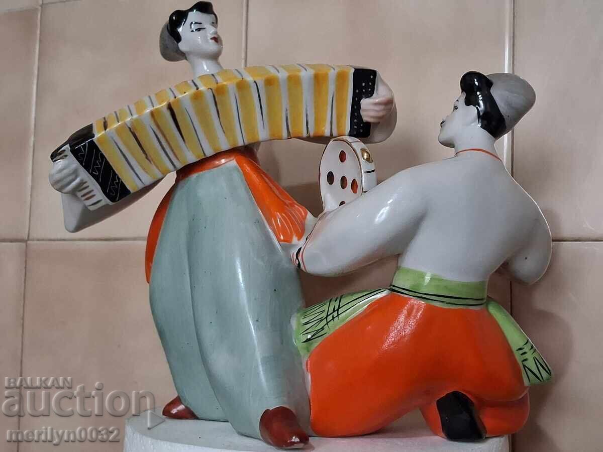 Figurină plastică statuetă dans cazac porțelan URSS