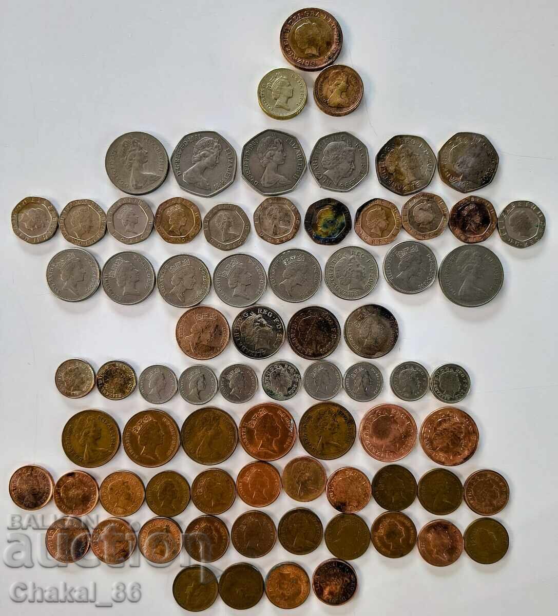 Παράδοση Νομίσματα παρτίδα Αγγλία!