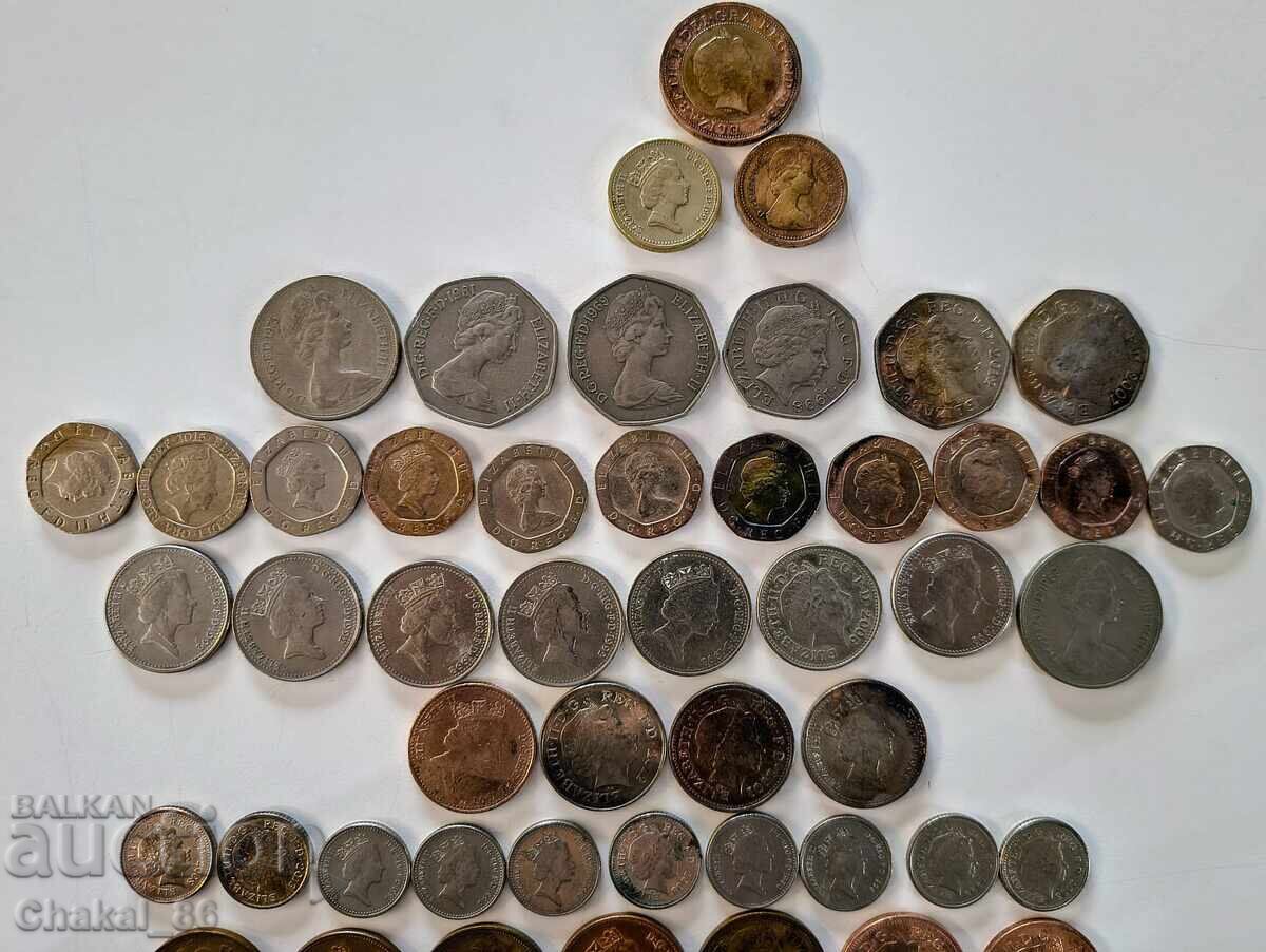 Νομίσματα παρτίδα Αγγλία! - 5