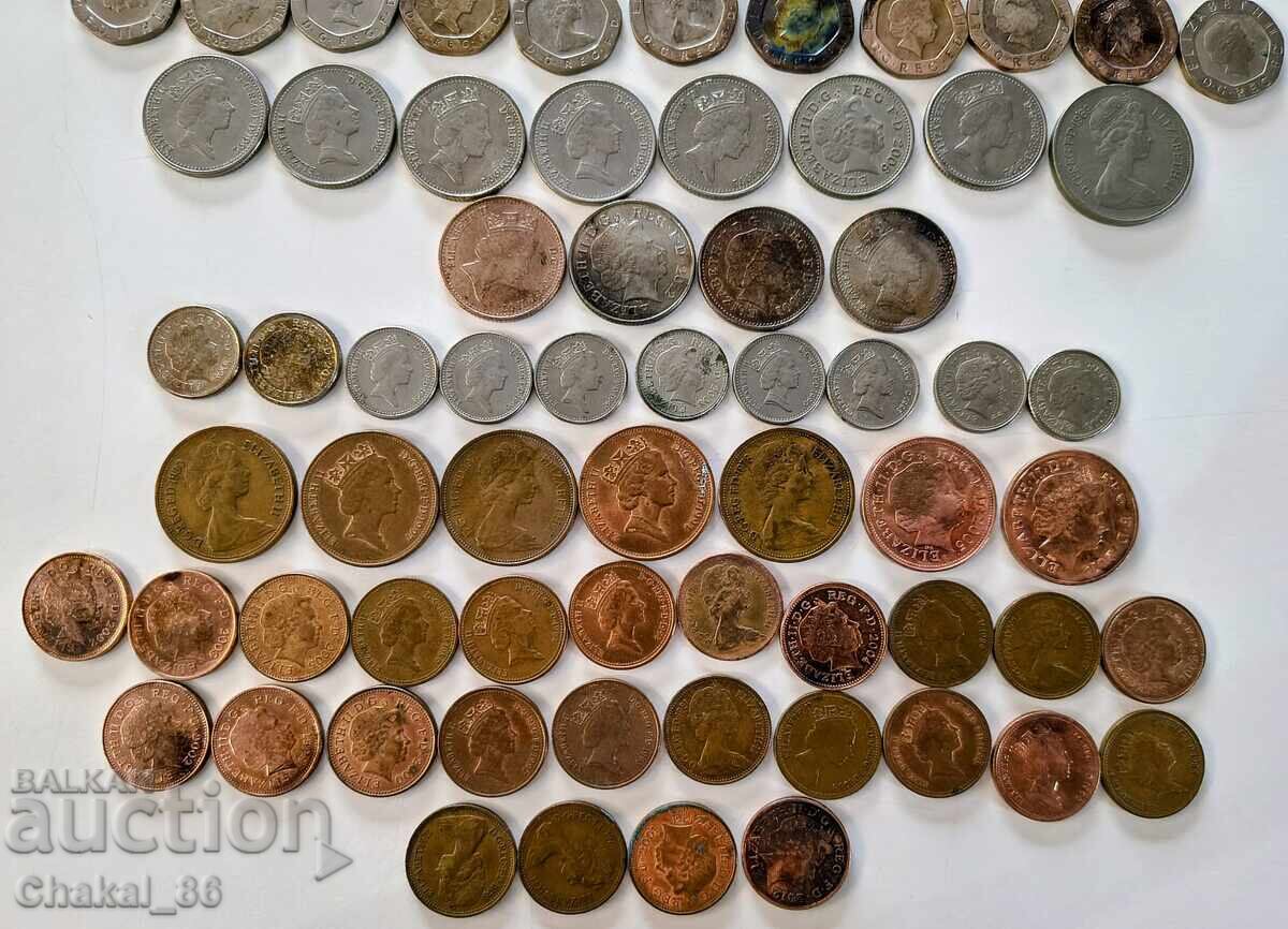 Νομίσματα παρτίδα Αγγλία! - 6