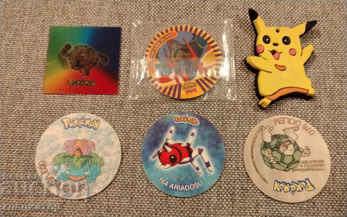Аукцион Кръгъл пул чип Покемон . Отлично състояние . POKÉMON .