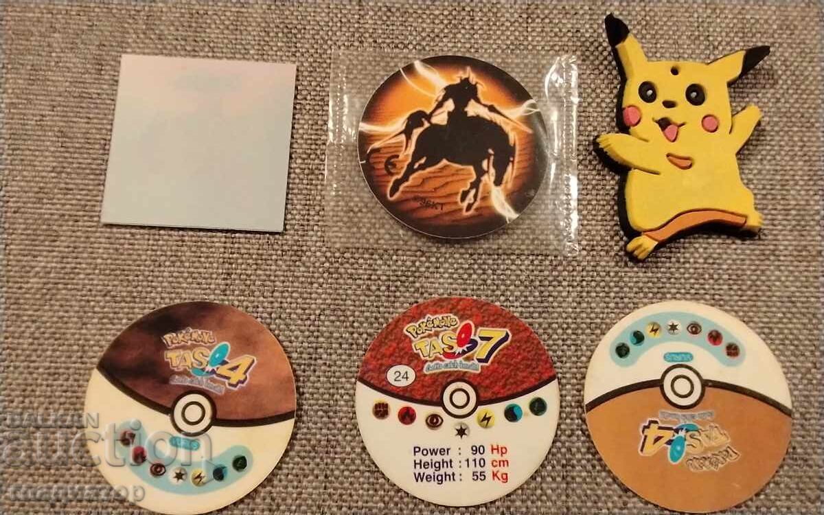 Доставка на Кръгъл пул чип Покемон . Отлично състояние . POKÉMON .