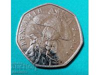 50 πένες Ηνωμένου Βασιλείου 2017 - επετειακά