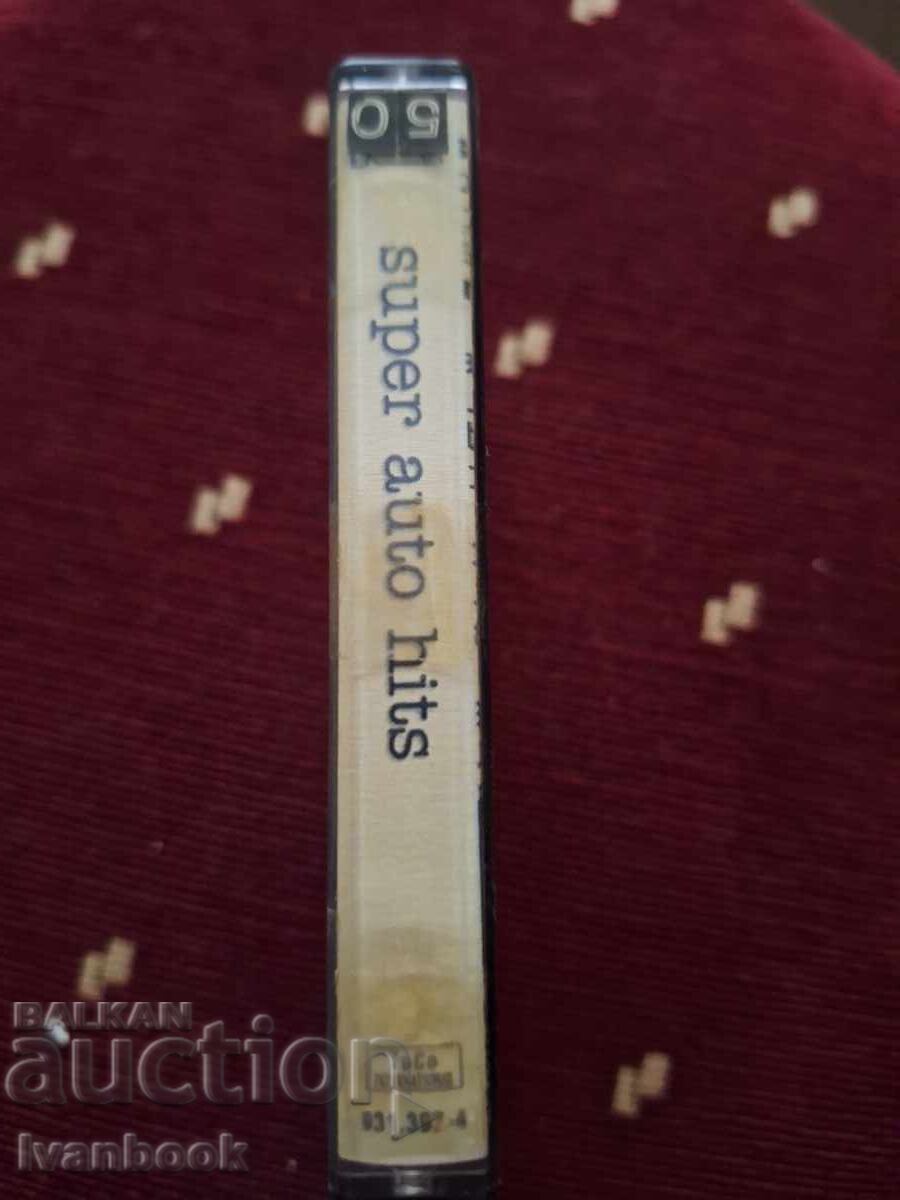 Аудио касета - Super auto hits с цена € 1.00 | 1.96 лв.