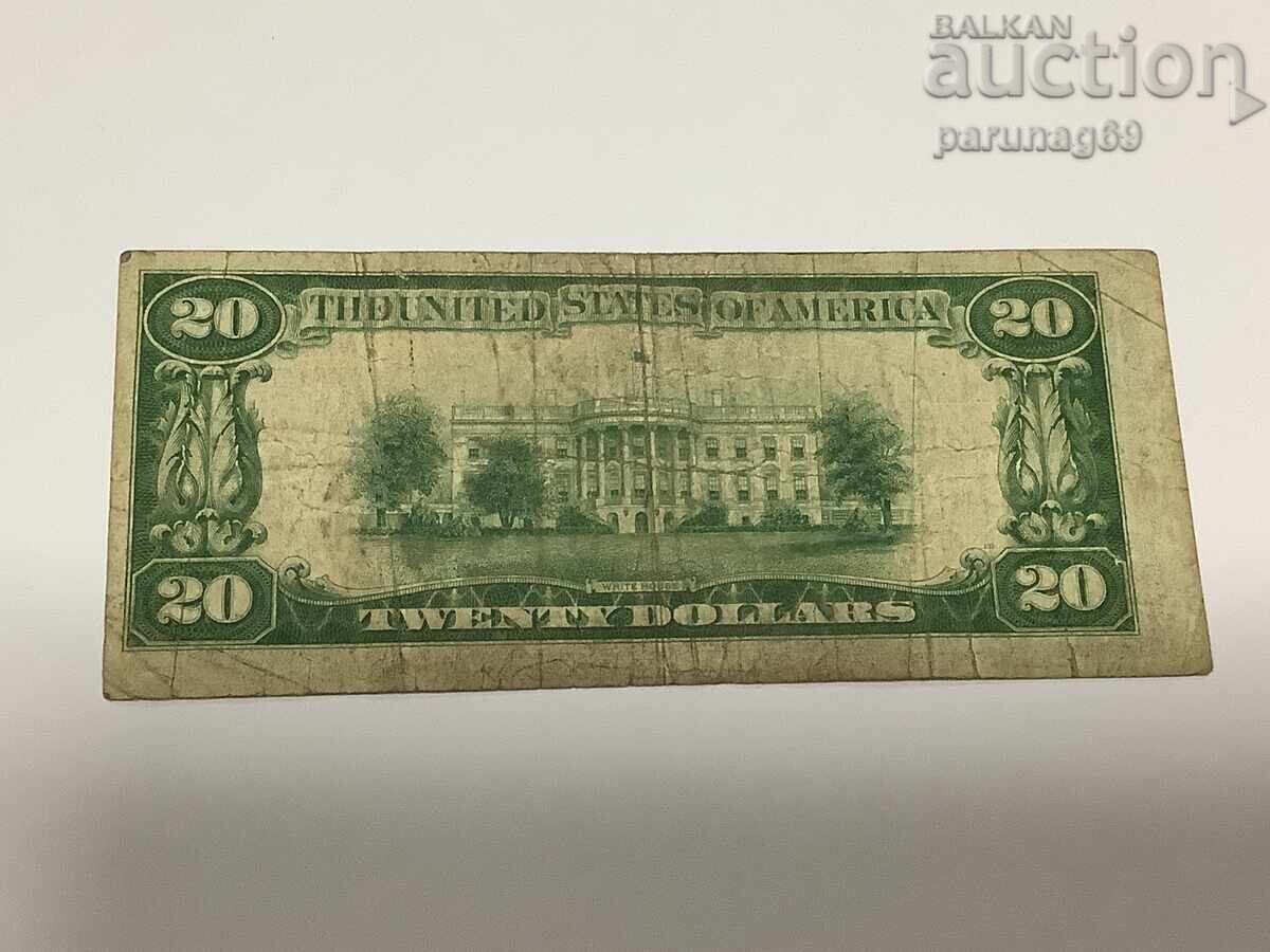 USA 20 dollars 1929 year with price € 77.00 | 150.60 BGN