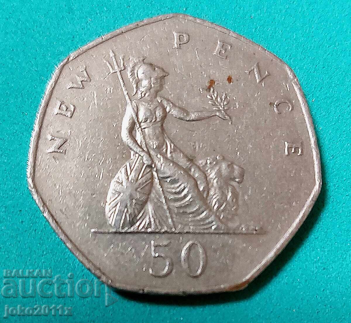 50 pence United Kingdom 1978 50 pence United Kingdom 1978