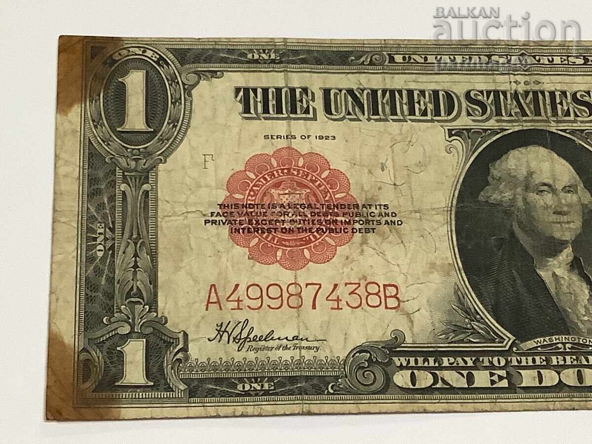 Παράδοση ΗΠΑ 1 δολάριο 1923 RARE