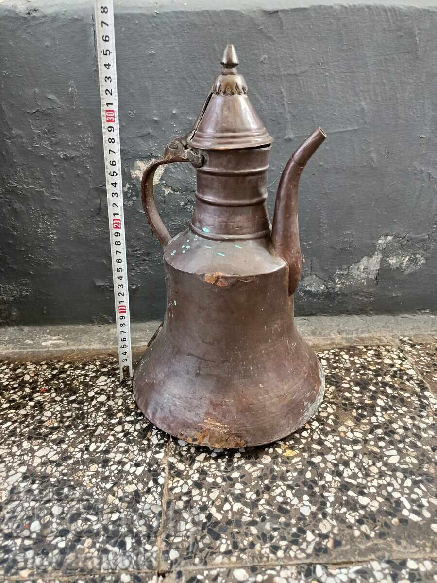 Δημοπρασία Παλιός πήλινος τσαγιέρας από παλιά