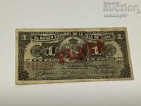 Κούβα 1 πέσο 1896 έτος ΠΛΑΤΑ