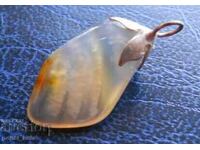 Μετάλλιο - μενταγιόν από αχάτη