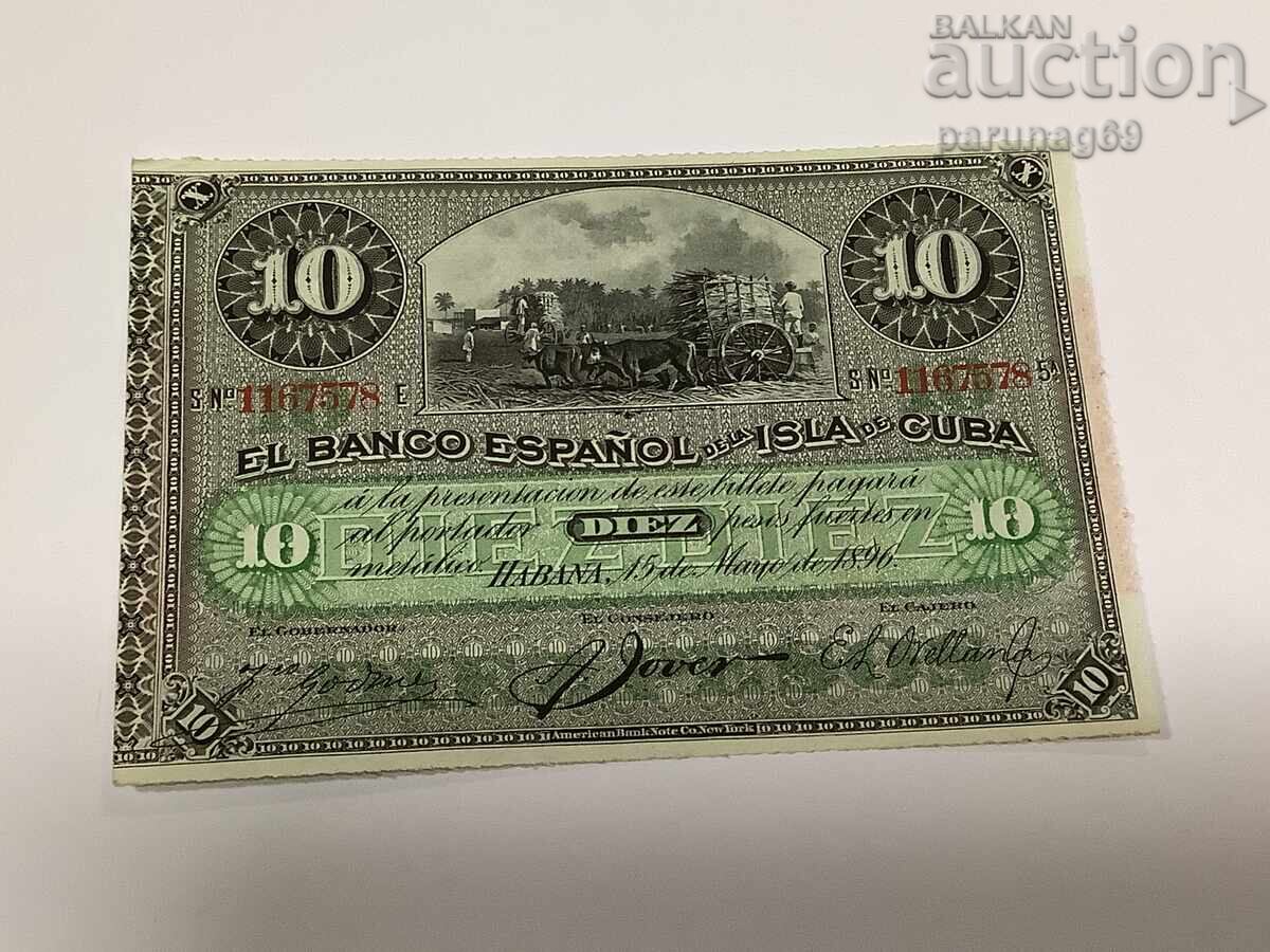 Κούβα 10 πέσος 1896 godina PLATA - UNC με τιμή € 16.00 | 31.29 BGN