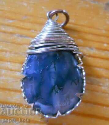 Μετάλλιο - μενταγιόν από μόσχο αχάτη Μετάλλιο - μενταγιόν από μόσχο αχάτη