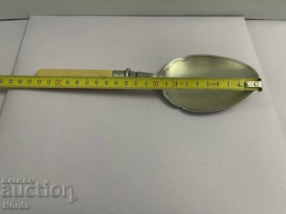 Livrarea Linguriță argintată cu marcaj Livrarea Linguriță argintată cu marcaj