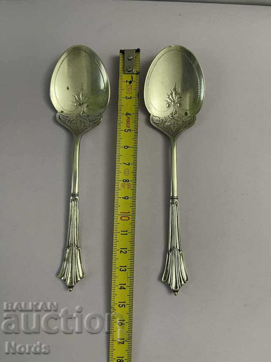 Παράδοση Ασημένια κουτάλια με σήμανση Παράδοση Ασημένια κουτάλια με σήμανση