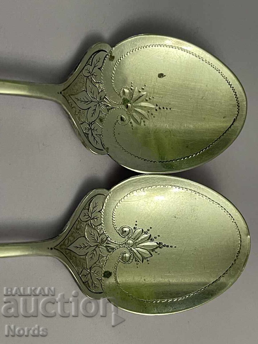 Ασημένια κουτάλια με σήμανση - 5 Ασημένια κουτάλια με σήμανση - 5