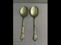 Ασημένια κουτάλια με σήμανση