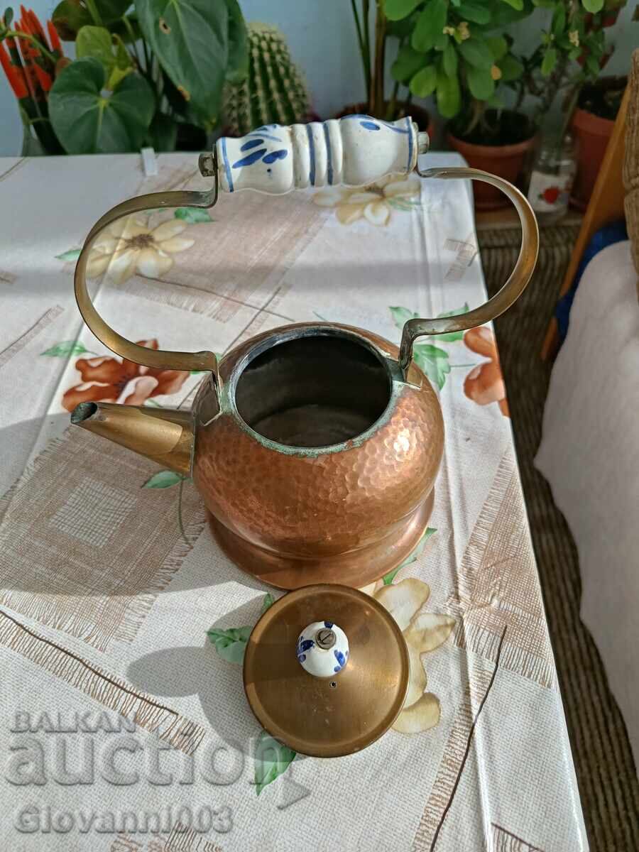 Τσαγιέρα με πορσελάνινο χερούλι - 5