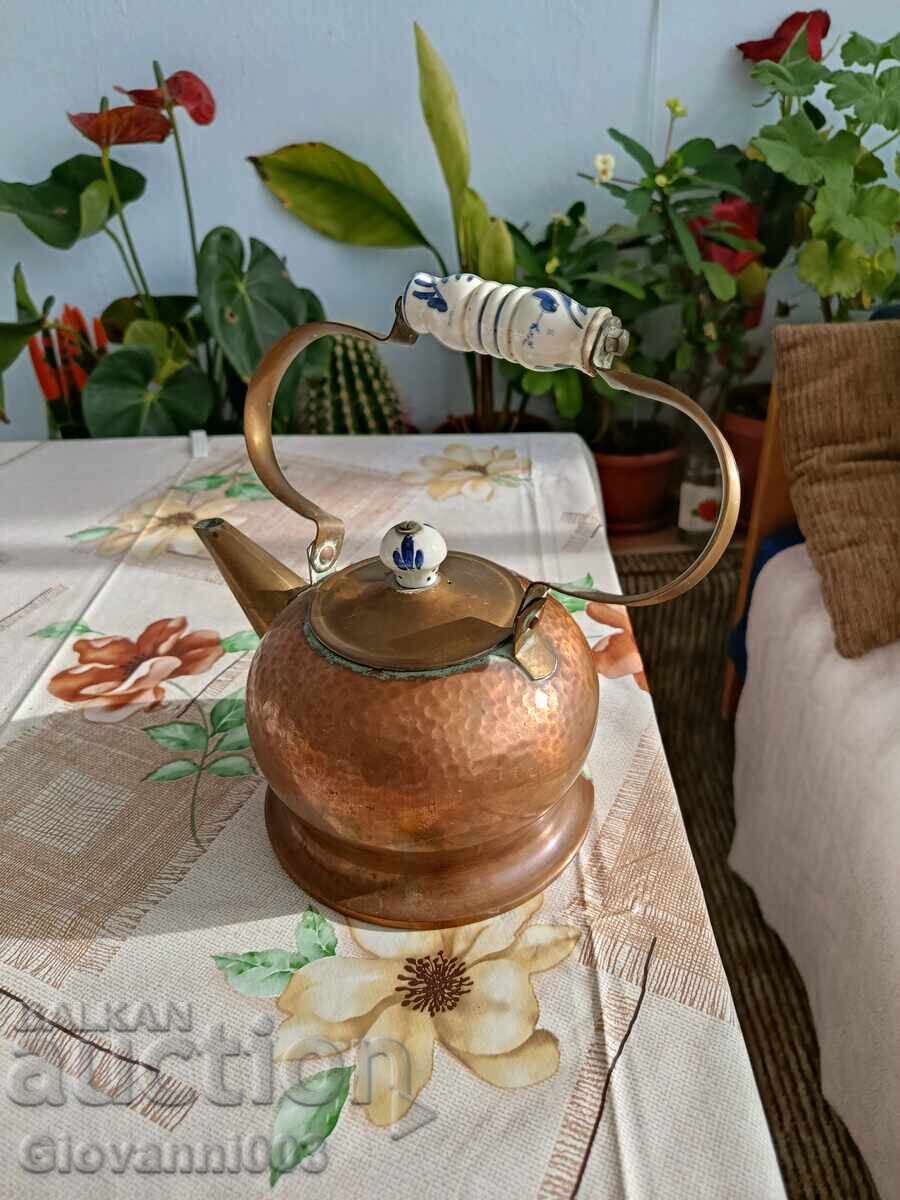 Τσαγιέρα με πορσελάνινο χερούλι - 7