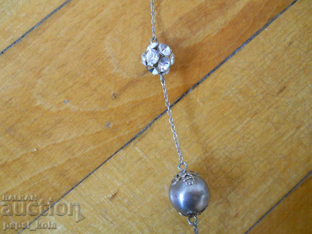 Посребрен гердан с перли в обков - Дания - 5 Посребрен гердан с перли в обков - Дания - 5