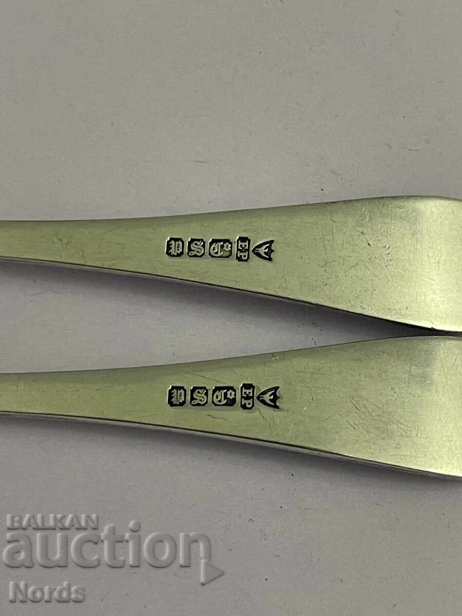 Licitație Tacâmuri placate cu argint cu marcaje