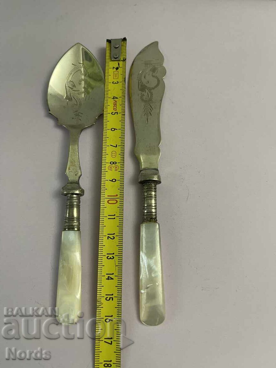 Ασημένια μαχαιροπίρουνα με σημάδια - 5 Ασημένια μαχαιροπίρουνα με σημάδια - 5