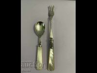 Tacâmuri placate cu argint cu marcaje