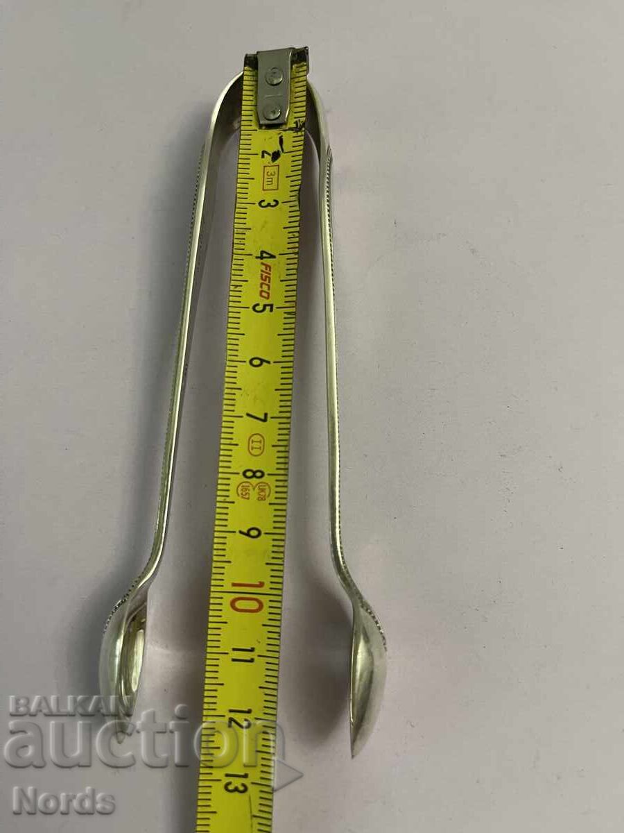 Посребрена щипка за лед с маркировка - 5 Посребрена щипка за лед с маркировка - 5