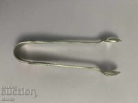 Ασημένια λαβίδα πάγου με σήμανση