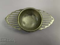 Посребрена цедка с маркировка