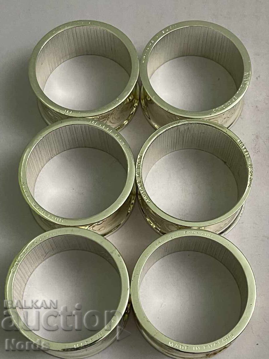 Licitație Inele de șervețel argintate