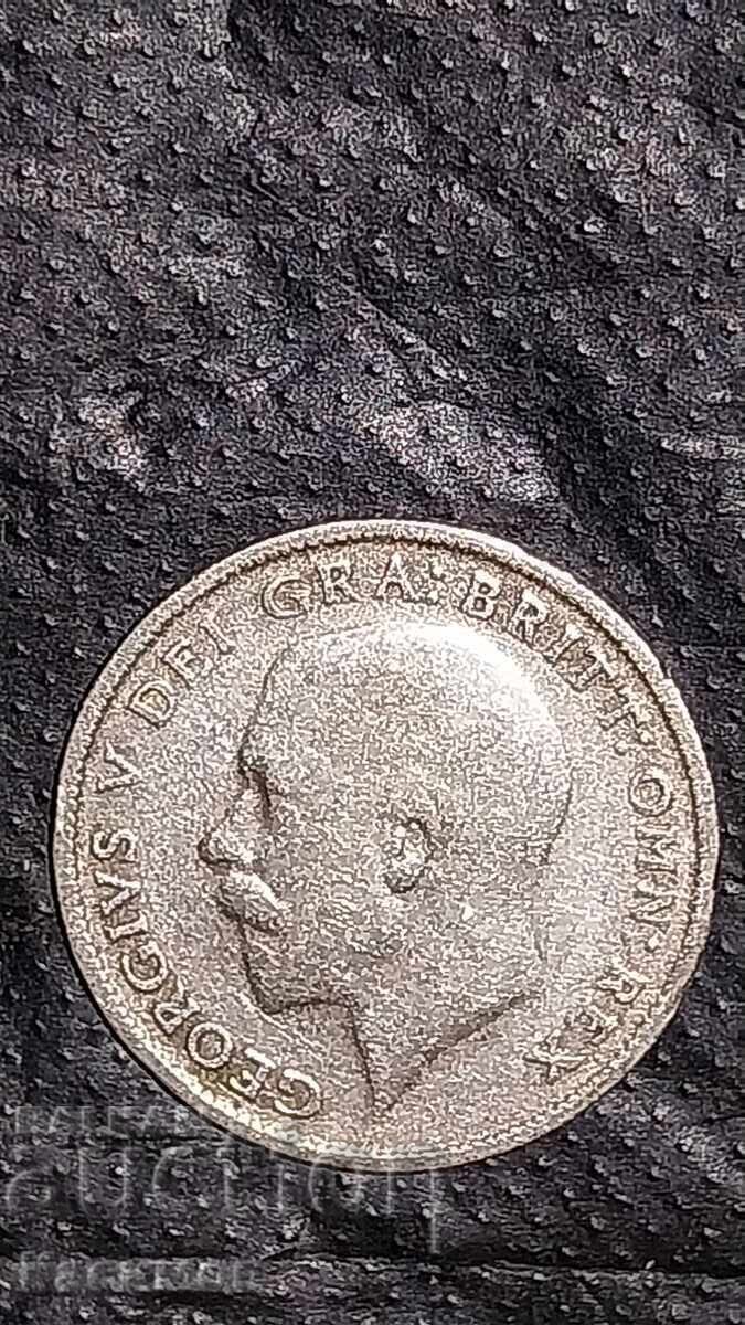 Silver coin from Great Britain 6 Pence 1921 with price € 25.00 | 48.90 BGN