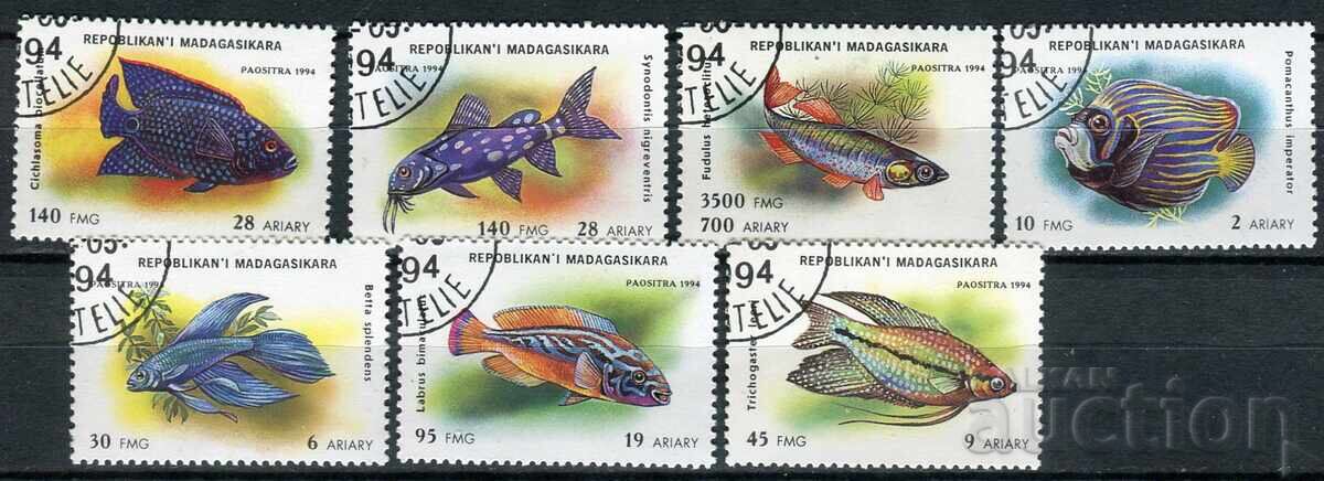 Madagascar 1993-94 CTO - Faună, pești, rechini, crustacee cu preț € 1.40 | 2.74 BGN