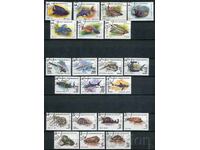 Madagascar 1993-94 CTO - Faună, pești, rechini, crustacee