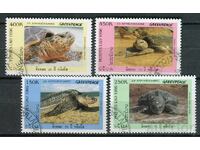 Laos 1996 CTO - Faună, amfibieni, țestoase