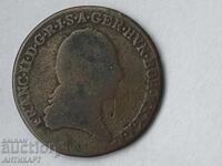 рядка медна монета Австрия 3 кройцера 1800