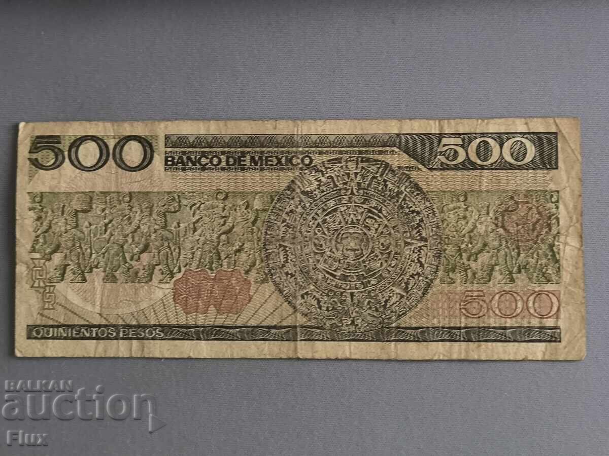 Bancnotă - Mexic - 500 pesos | 1983 cu preț € 4.25 | 8.31 BGN