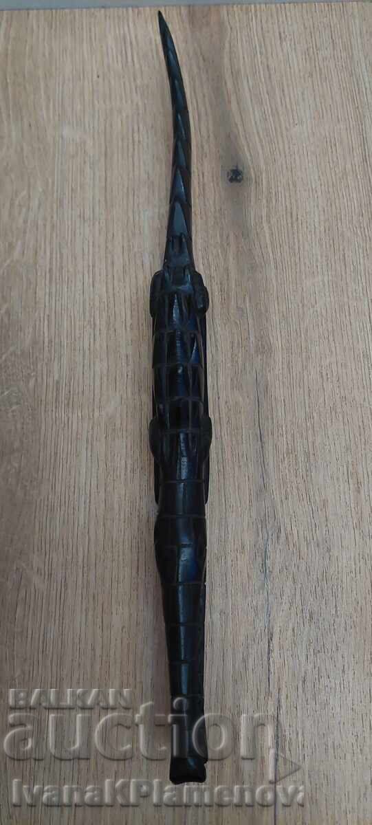 Livrarea Sculptură în lemn masiv pentru cunoscători 40cm