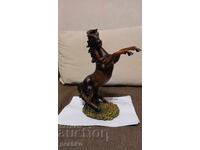 Cal, statuetă, artă