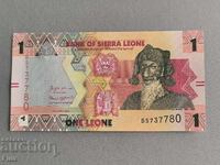 Bancnota - Sierra Leone - 1 leone UNC | 2022