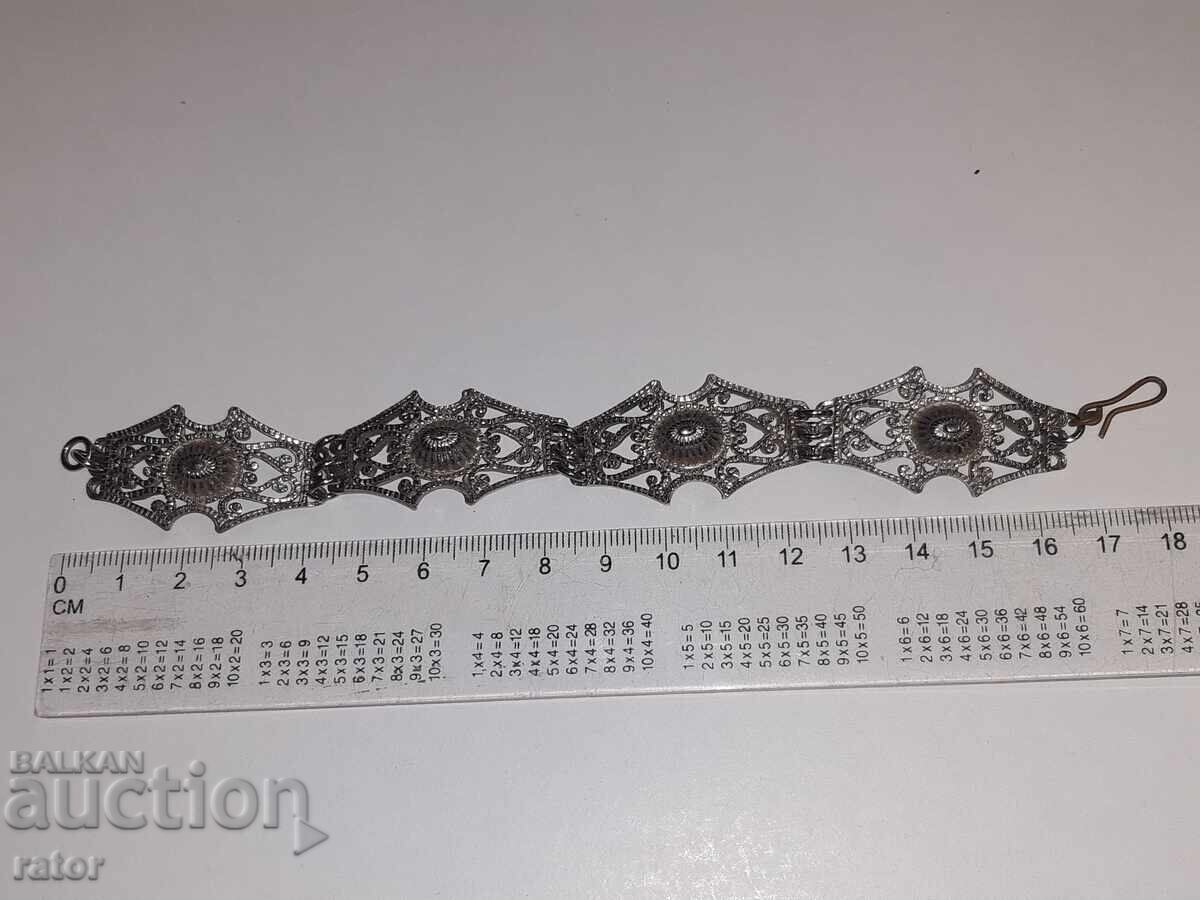 Bijuterie veche, tip renaștere - brățară frumoasă, ajurată