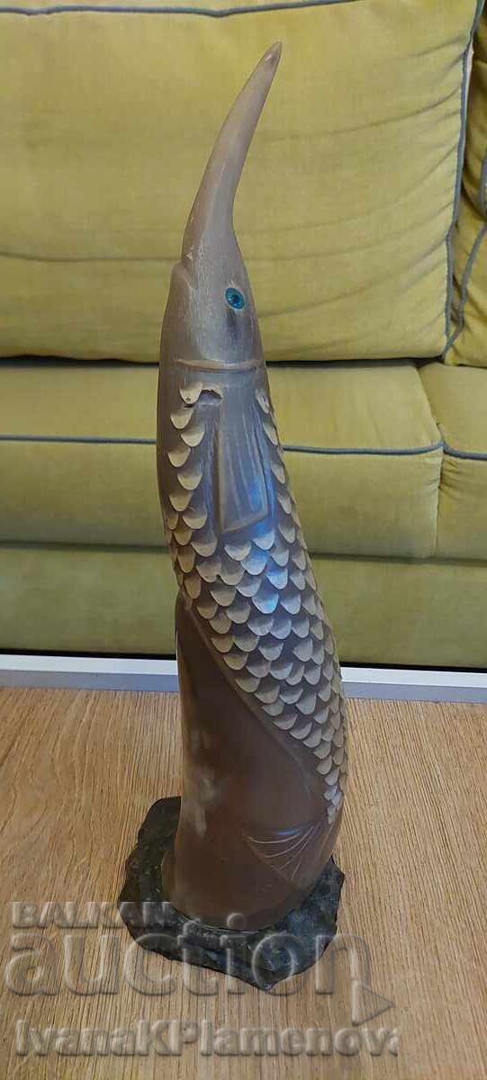 Sculptură din corn pentru colecționari, înălțime 40cm cu preț € 80.00 | 156.47 BGN