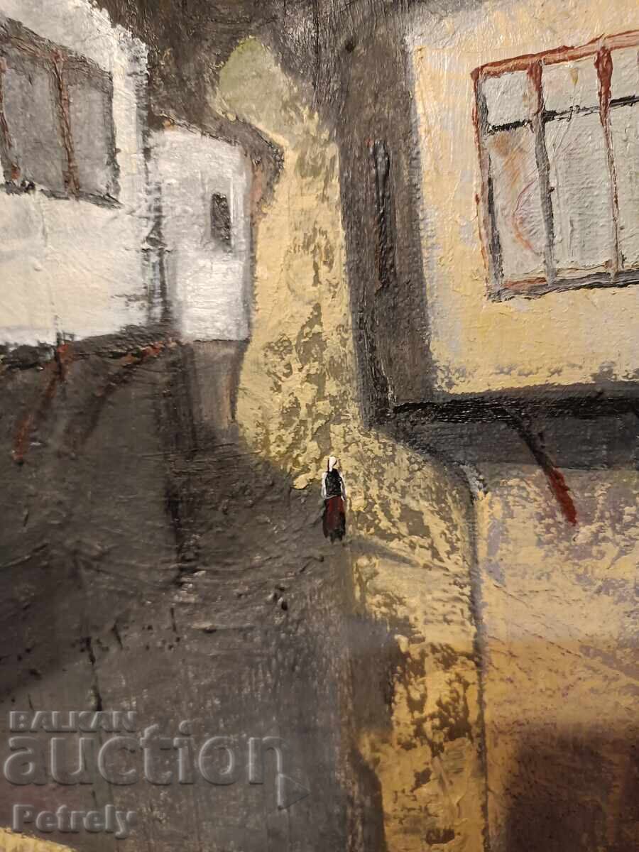 Pictură veche în ulei - 5