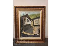 Pictură veche în ulei