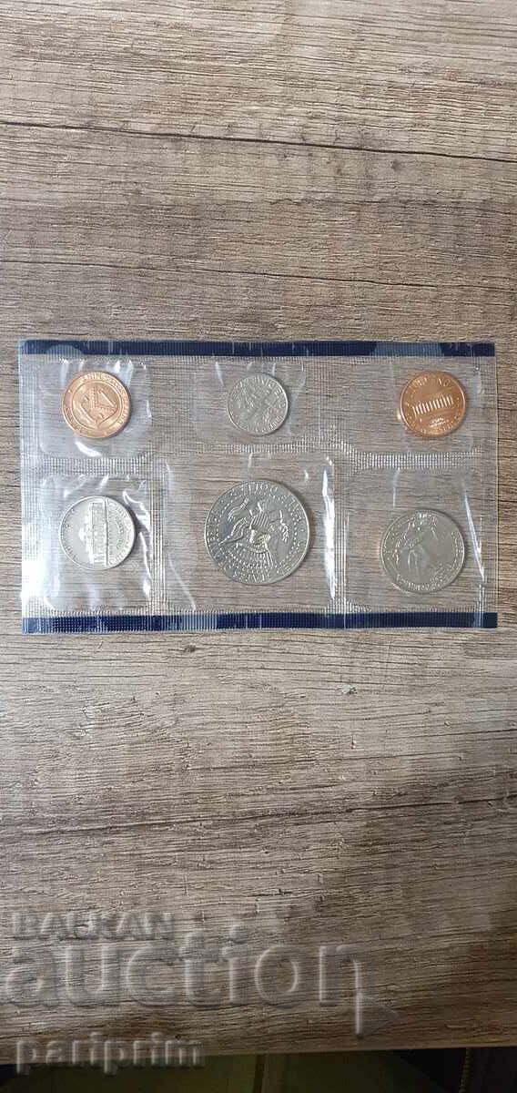Set de monede americane NECIRCULATE din 1987, BZC cu preț € 0.01 | 0.02 BGN