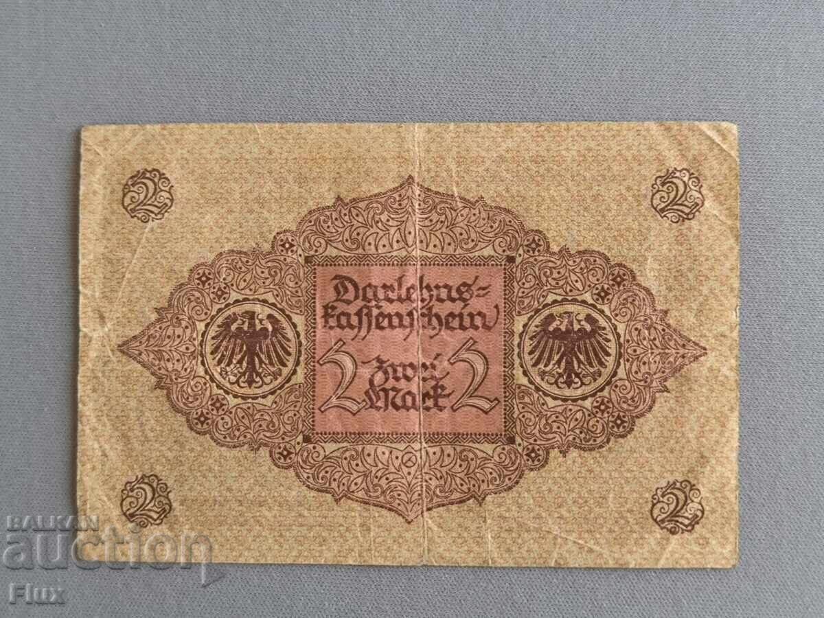 Χαρτονόμισμα - Γερμανία - 2 μάρκα | 1920 με τιμή € 3.25 | 6.36 BGN