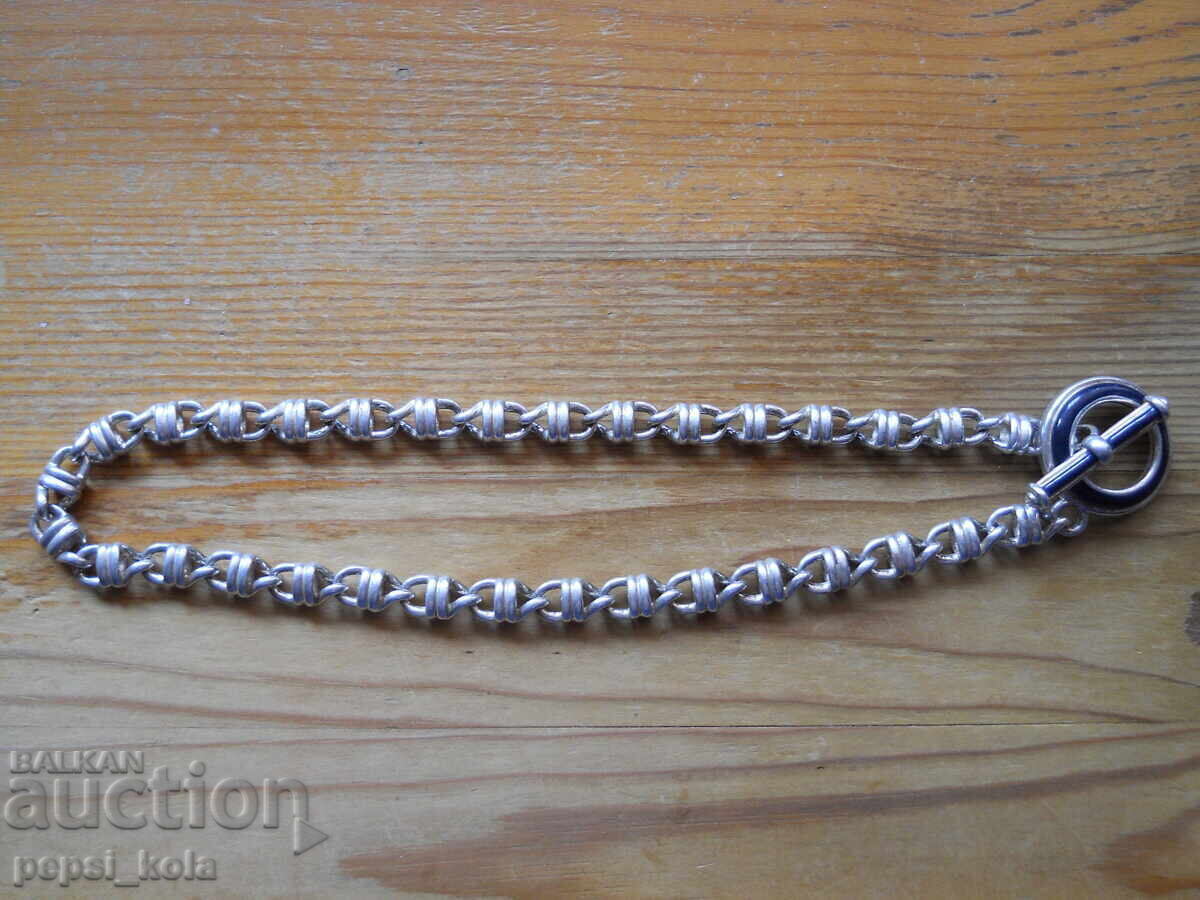 Massive, thickly silver-plated chain Massive, thickly silver-plated chain