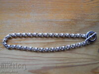 Massive, thickly silver-plated chain