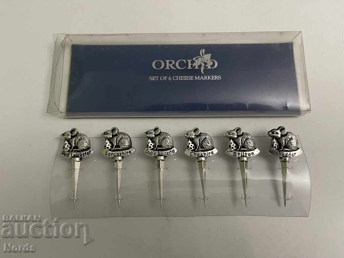 Комплект маркери за сирене - 6